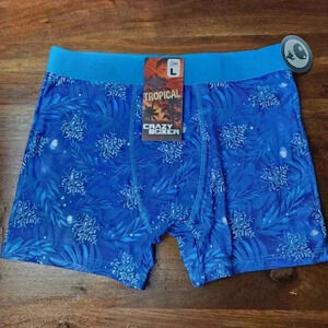 NWT deadstock Crazy Boxer briefs Tropical snowflake Large